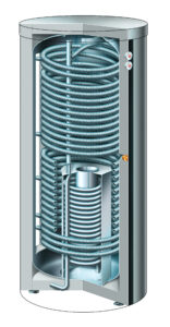 grafische Darstellung Heizwasserpufferspeicher